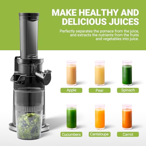 Aobosi Compact Cold Press Juicer: Easy to Clean
