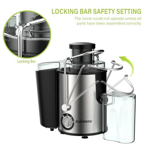 Large Feed Chute Juicer with Dual Speed