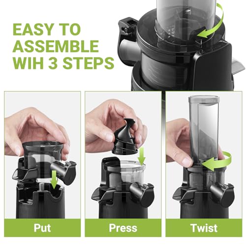 Aobosi Compact Cold Press Juicer: Easy to Clean
