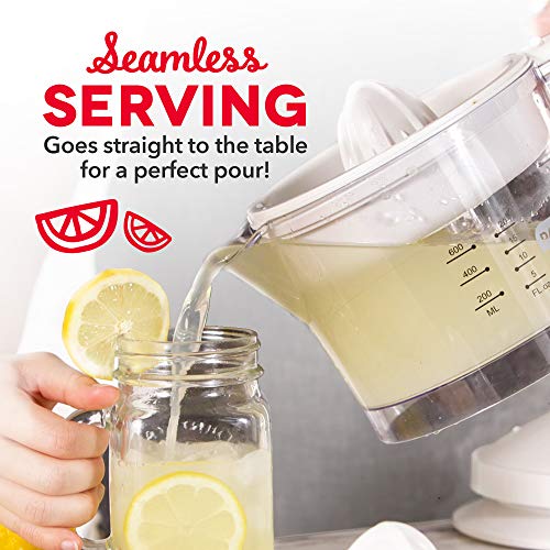 Compact Citrus Juicer for Healthy Fresh Juice - White