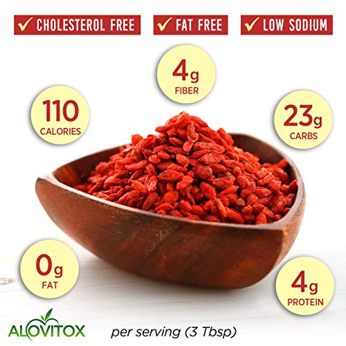 16 oz Organic Goji Berries | Vegan, Gluten-Free, Raw