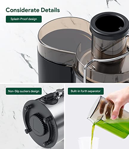 SiFENE Quick Juicer: Powerful, Easy-to-Clean Centrifugal Juicer