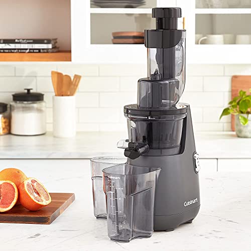 Cuisinart CSJ-300 Slow Juicer - Black/Grey, Easy-Clean