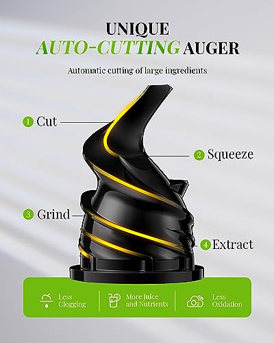 GDOR Compact Cold Press Masticating Juicer for Fruits