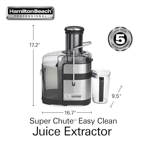 Hamilton Beach Professional Centrifugal Juicer, 3.5" Chute