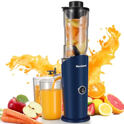 Compact Narcissus Cold Press Juicer with Large Chute