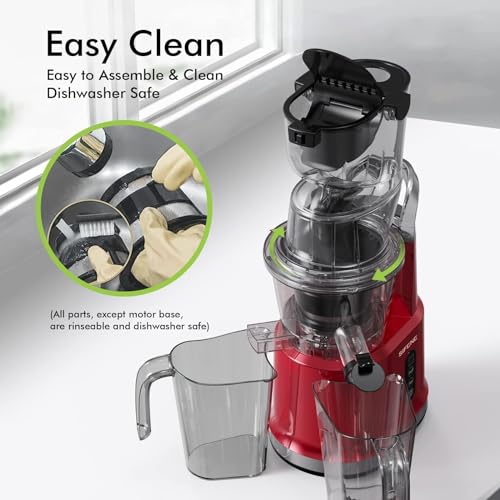 SiFENE Cold Press Juicer with Big 83mm Mouth