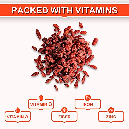 Roots Circle Organic Dried Goji Berries - 14.1oz Jar