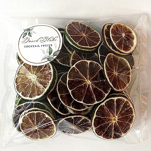 55+ Piece Dehydrated Lime Slices for Cocktails & Decor