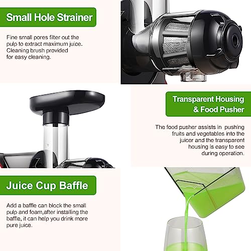 Aobosi Slow Masticating Juicer with Reverse Function