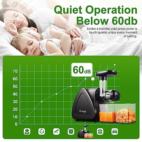Aobosi Slow Masticating Juicer with Reverse Function