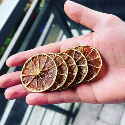 55+ Piece Dehydrated Lime Slices for Cocktails & Decor