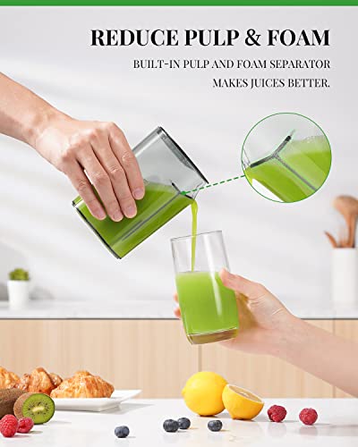 600W Raw Food Juicer with Titanium Cut Disc