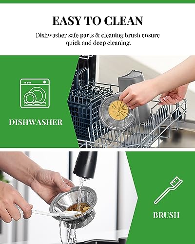 600W Raw Food Juicer with Titanium Cut Disc