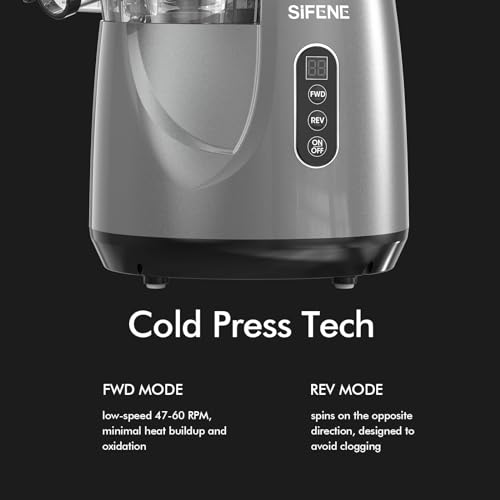 SiFENE Cold Press Juicer - Large Feed Chute