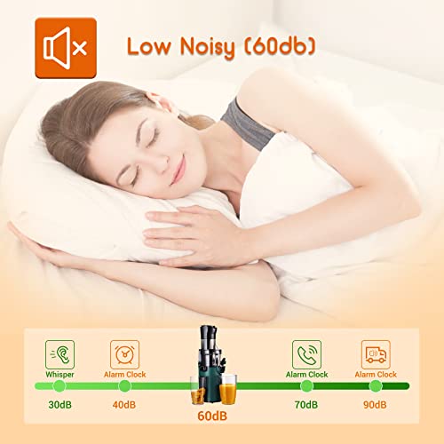 SOVIDER Cold Press Juicer: 92% Juice Yield, Easy Clean