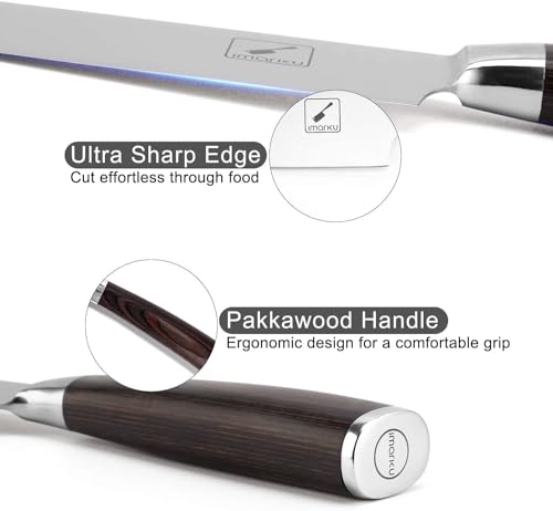 imarku Japanese Chef Knife - 8 Inch HC Steel