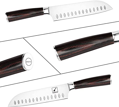 Japanese Santoku Chef Knife - Ultra Sharp 7 Inch