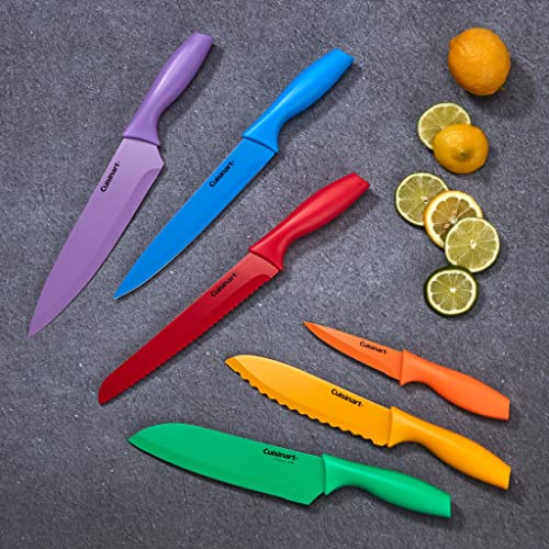 Cuisinart 12-Piece Multicolor Kitchen Knife Set