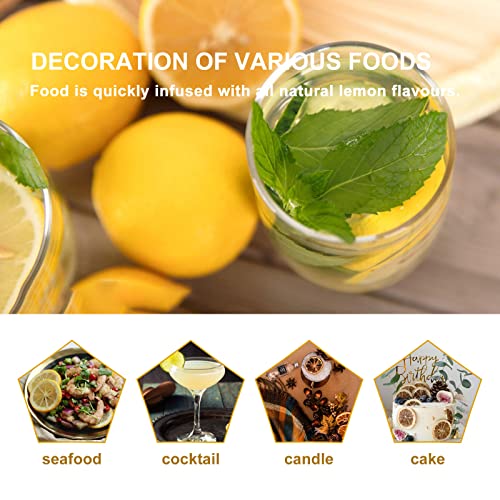 WYLSBSP Dried Lemon Slices for Cocktails/Tea/Cake Decoration, 17.63oz