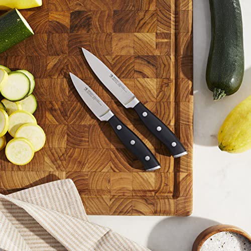 Black HENCKELS 2-pc Paring Knife Set, German Engineered