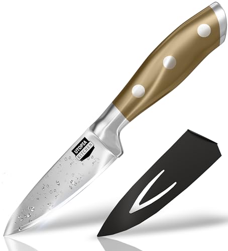 4" Chef Knife - Carbon Stainless Steel, Ergonomic Handle