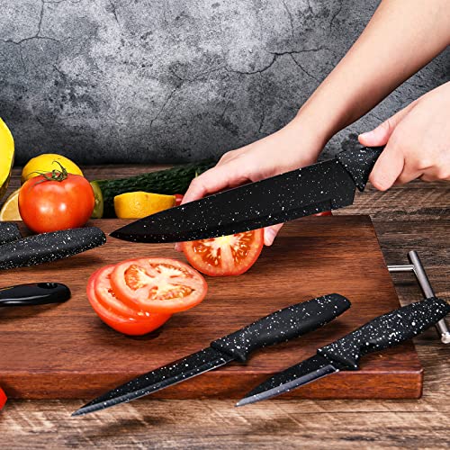 Ergonomic JunJing Kitchen Knife Set, Sharp Stainless Steel