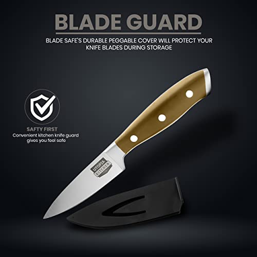 4" Chef Knife - Carbon Stainless Steel, Ergonomic Handle