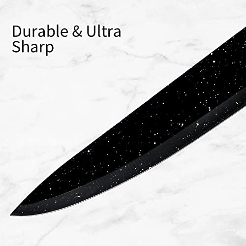 Ergonomic JunJing Kitchen Knife Set, Sharp Stainless Steel