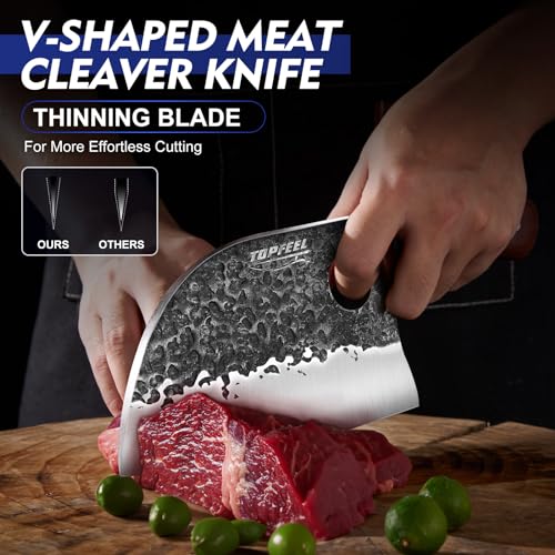 Hand Forged Serbian Chef Knife Set for BBQ