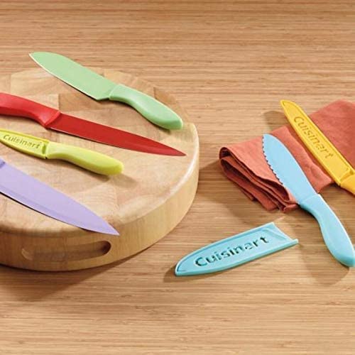 Cuisinart 12-Piece Colorful Kitchen Knife Set with Guards