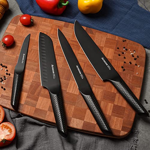 Astercook 15-Piece Chef Knife Set with Built-in Sharpener