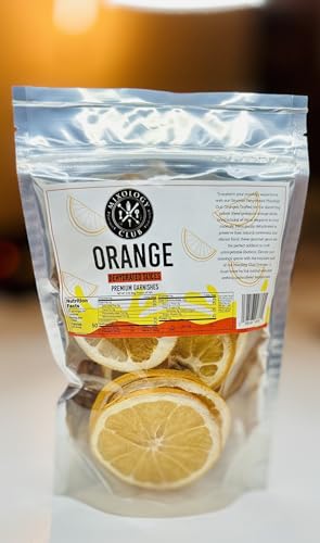Dehydrated Orange Garnishes for Cocktails and Desserts, 3oz