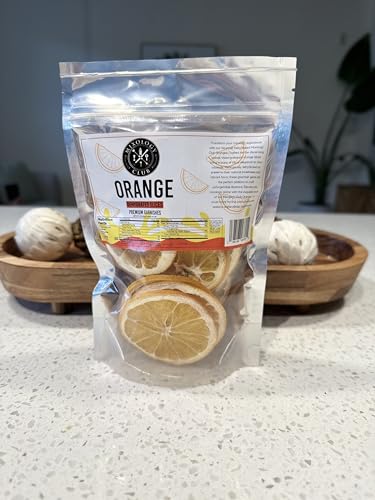 Dehydrated Orange Garnishes for Cocktails and Desserts, 3oz