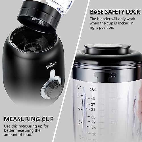 Bear Blender 2023 Upgrade for Shakes and Smoothies