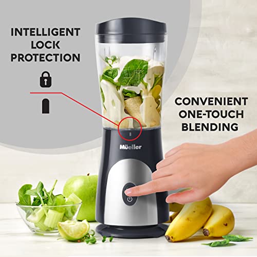 Mueller Personal Blender for Shakes and Smoothies, 15 Oz