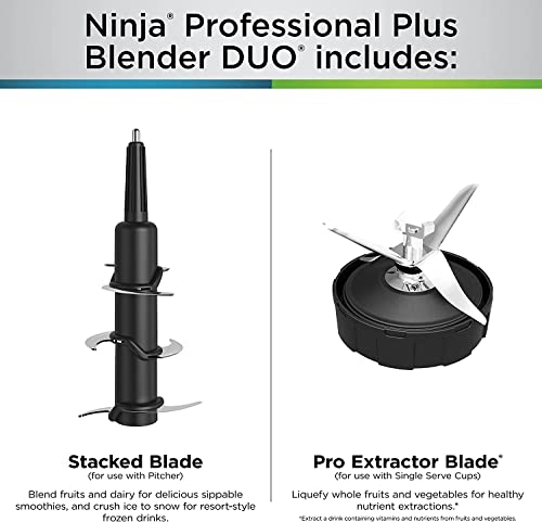 Ninja BN751 Professional Plus DUO Blender, 1400 Peak