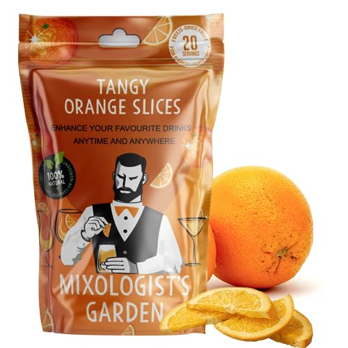 Dried Orange Slices for Cocktails - Freeze-Dried Flavorful Garnish