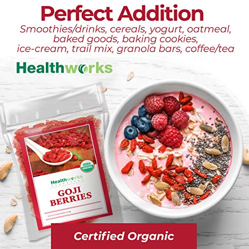 Organic Sun-Dried Goji Berries - Keto, Vegan Superfood
