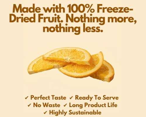 Dried Orange Slices for Cocktails - Freeze-Dried Flavorful Garnish