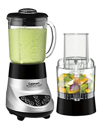 Cuisinart BFP-703BC Smart Power Duet Blender/Food Processor, Brushed Chrome, 3 cup, count of 6