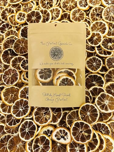 Premium Dehydrated Lemon Slices - 40 Slices - Natural