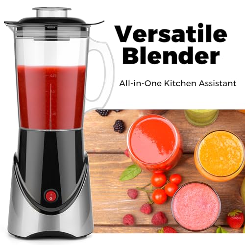 Powerful Blender for shakes and smoothies, 1000ML Large Blender for Home and Kitchen, 400W Smoothie Maker with 4blade, Easy to clean, BPA Free