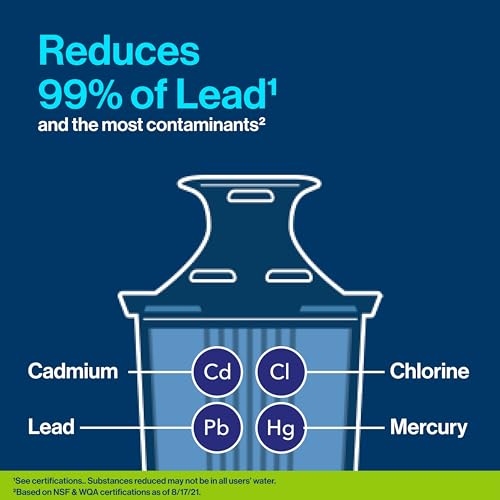 Brita UltraMax Elite Large Water Dispenser, BPA-Free, Replaces 1,800 Plastic Water Bottles a Year, Lasts Six Months or 120 Gallons, Includes 1 Filter, Kitchen Accessories, Large - 27-Cup