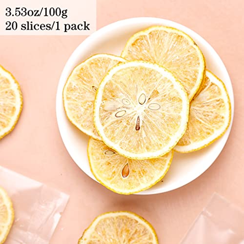 1-Pack Freeze Dried Lemon Slices for Healthy Drinks