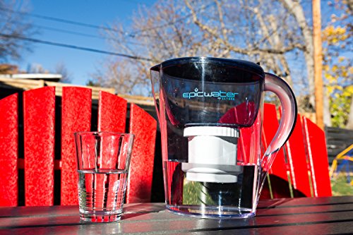 Epic Water Filters Replacement Filter/Compatible with Epic Pure Water Pitcher/Removes Fluoride, Lead, Forever Chemicals, Heavy Metals, Chemicals, Industrial Pollutants/Filters 150 Gallons