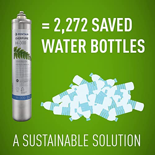 Pentair Everpure H-300 Quick-Change Filter Cartridge, EV927072, For Use in Everpure H-300 Drinking Water Systems, 300 Gallon Capacity, 0.5 Micron