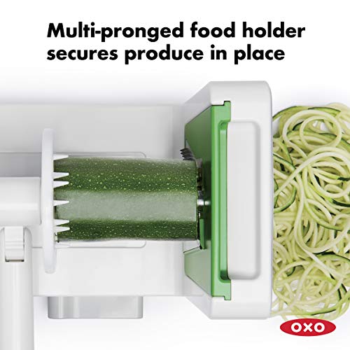 OXO Good Grips 3-Blade Tabletop Spiralizer with StrongHold Suction, White