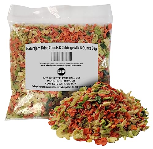 Naturejam Dried Carrot & Cabbage Mix - 8oz