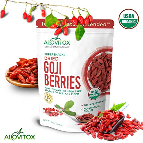 16 oz Organic Goji Berries | Vegan, Gluten-Free, Raw